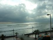 Tormenta frente a la costa. Cubelles, Barcelona